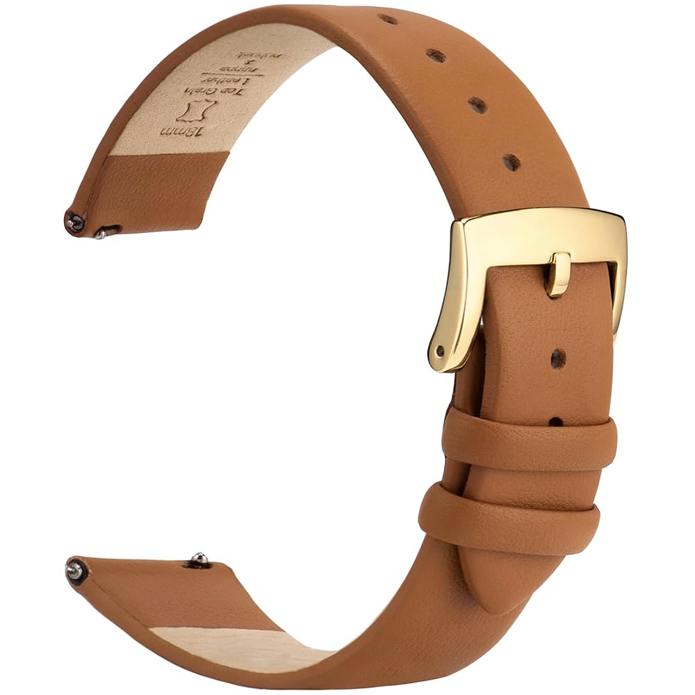 時計バンド ベルト本革 Amazon | TStrap レザー時計ベルト20mm 18mm 19mm 22mm 本革